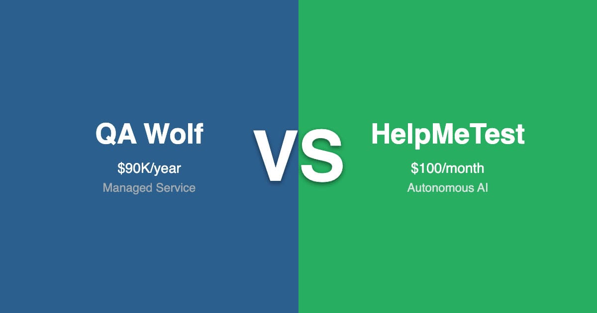 QA Wolf vs HelpMeTest: Managed Service vs Self-Serve AI Testing