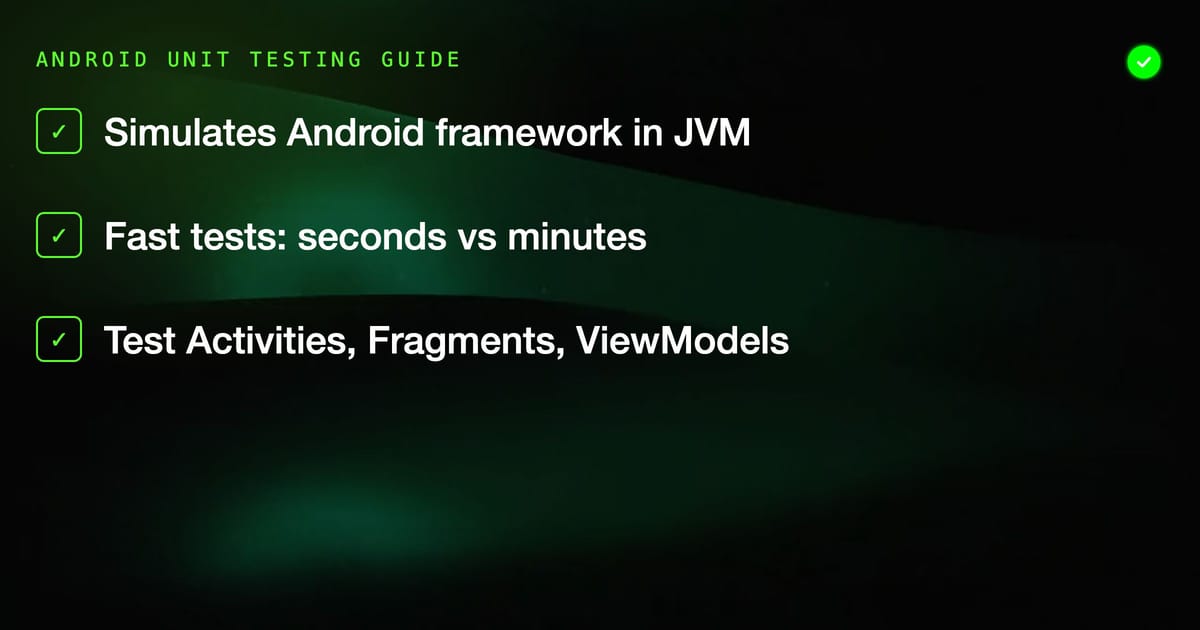 Android Robolectric Unit Testing Guide