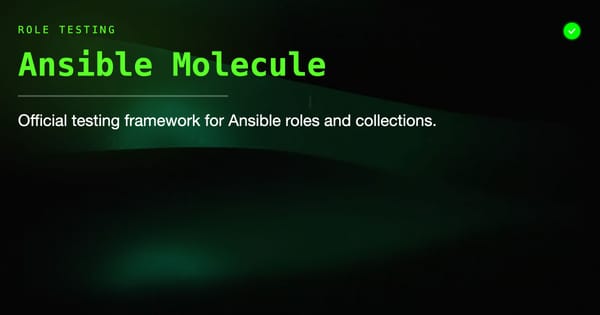 Ansible Molecule: Role Testing with Docker and Podman Drivers