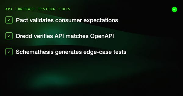 API Contract Testing: Comparing Pact, Dredd, and Schemathesis