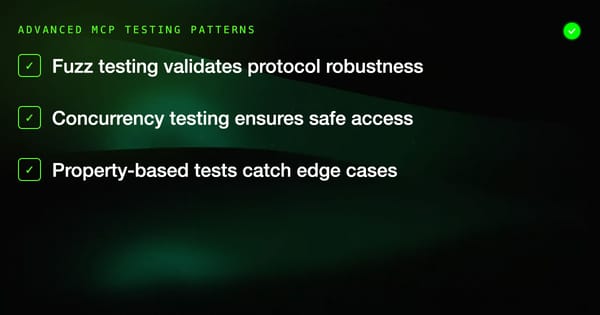 MCP Server Testing Patterns: From Unit to End-to-End